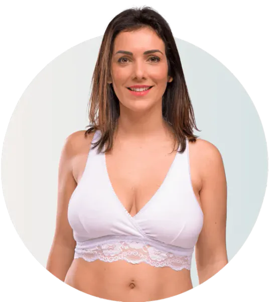 Hovedbilde Carriwell Organic Sleeping & Nursing Bra, hvit
