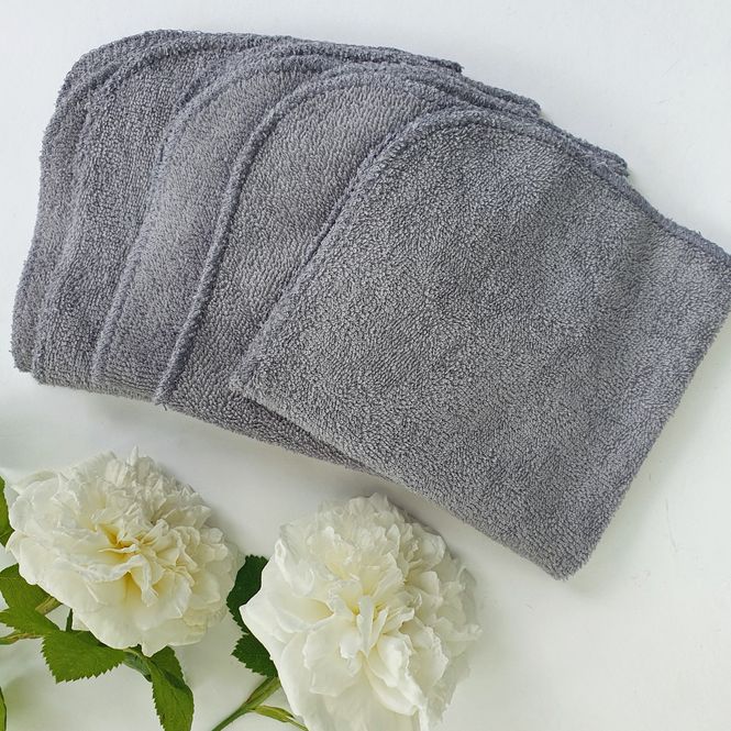 Hovedbilde Summerville Organic vaskekluter, 5pk, Grå