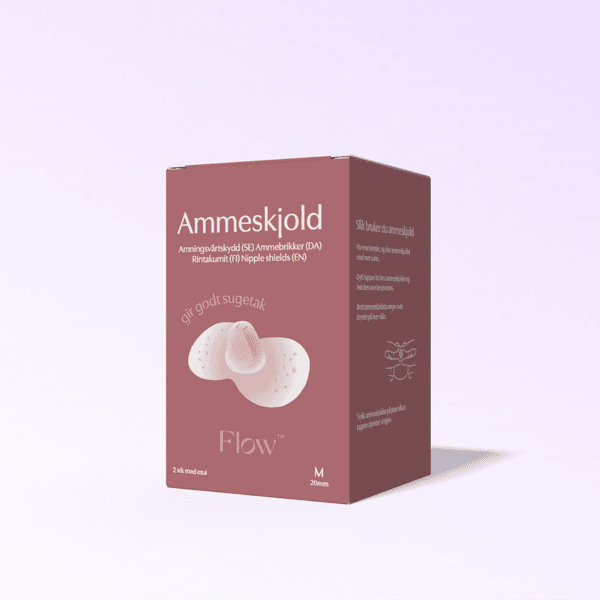 Hovedbilde Flow ammeskjold i silikon str M - 2pk