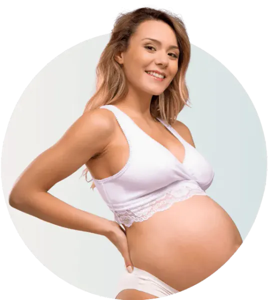 Hovedbilde Carriwell Organic Sleeping & Nursing Bra, hvit