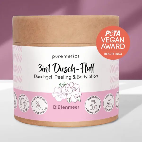 Hovedbilde Puremetics 3-i-1 Dusch-Fluff dusjsåpe ...