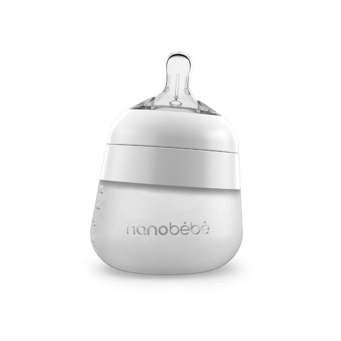 Hovedbilde Nanobébé Flexy Silikontåteflaske (myk) - White ...