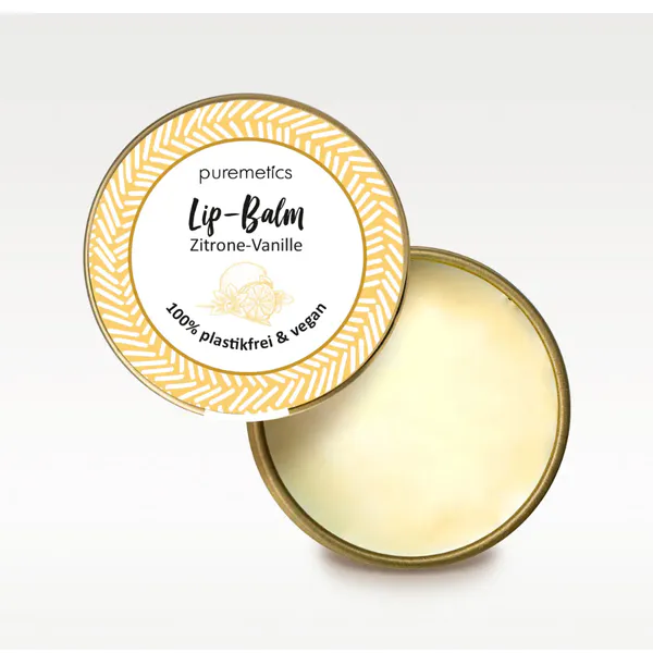 Hovedbilde Puremetics Leppepomade - Sitron vanilje