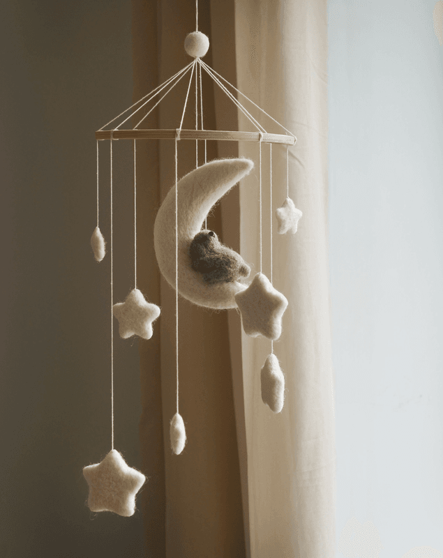 Gamcha Uro - White moon with rabbit 