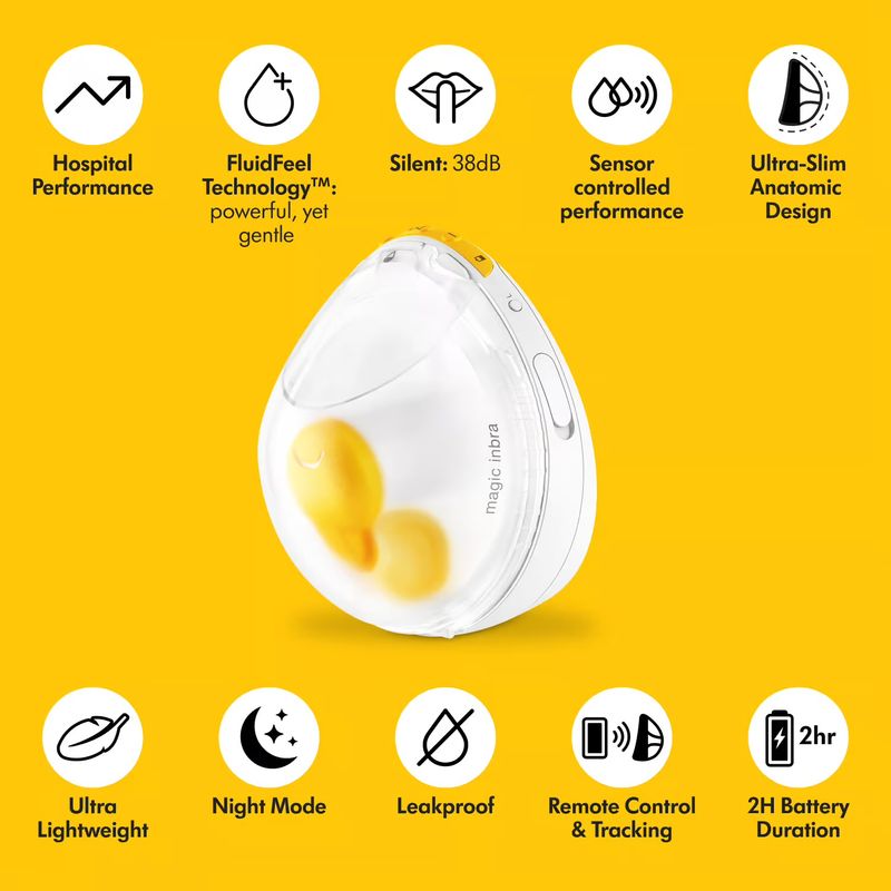 Medela Magic InBra brystpumpe, enkel