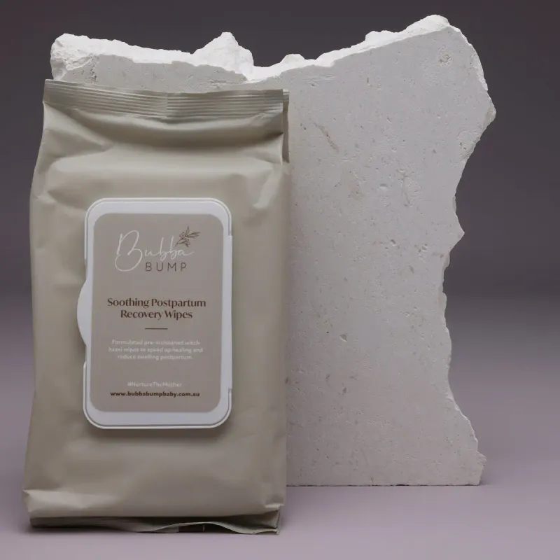 Bubba bump - Postpartum Witch Hazel Recovery Wipes/ Intimservietter - 45 stk