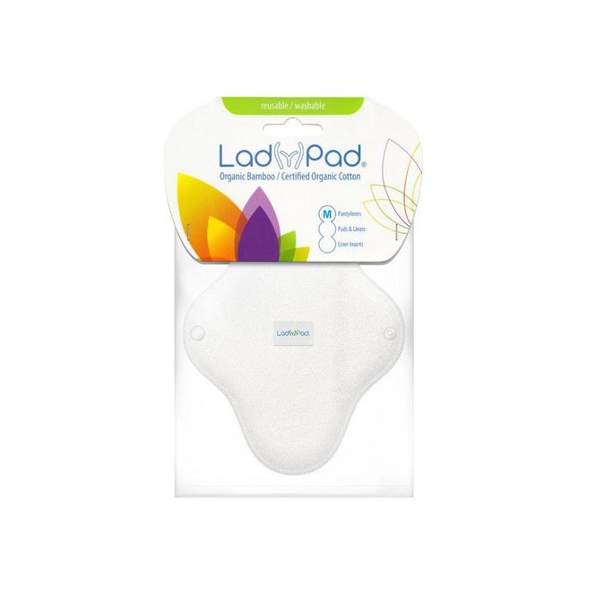 Hovedbilde LadyPad Økologiske vaskbare truseinnlegg Undyed ...