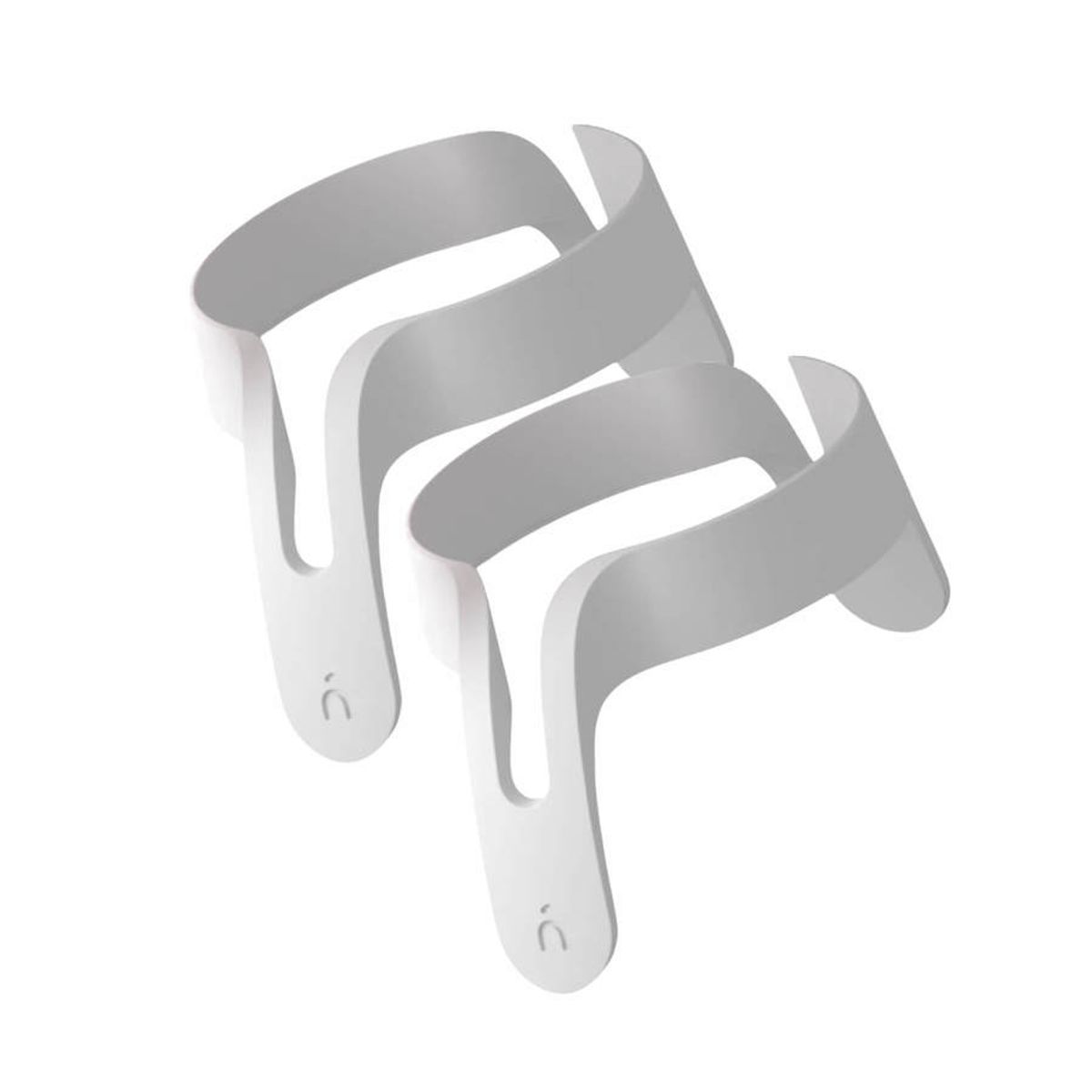 Nanobébé løse håndtak til Flexy Silikontåteflaske- White - 2pk - Gen 2