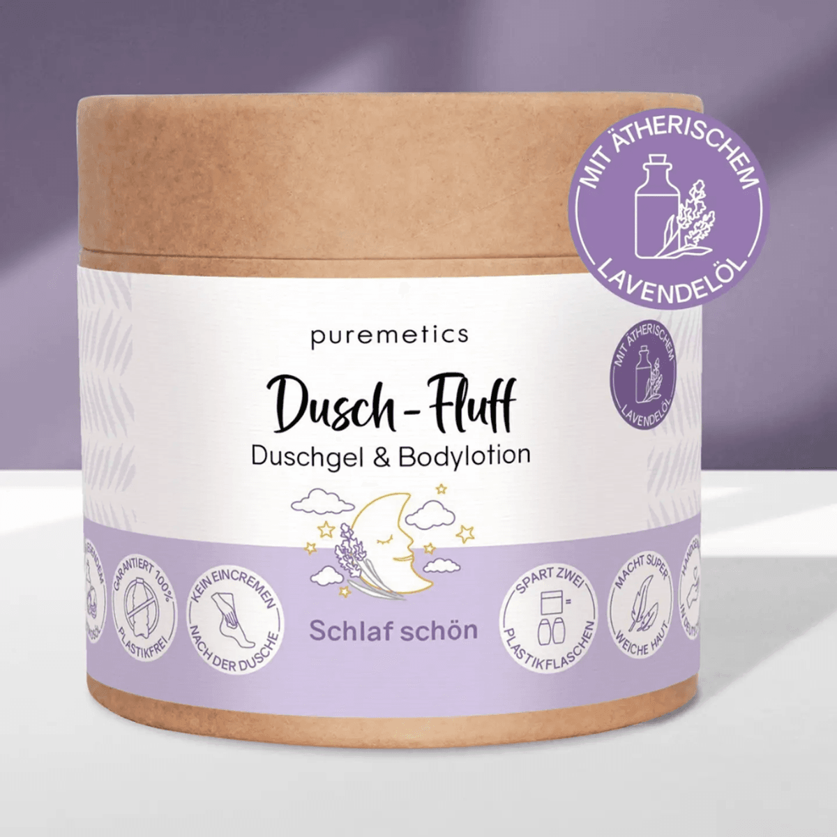 Puremetics Dusjsåpe - Dusch-Fluff  «Lavendel»