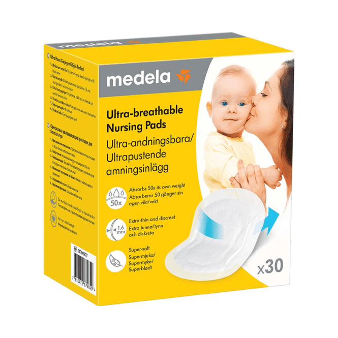 Hovedbilde Medela Ammeinnlegg Ultra Breathable, 30pk