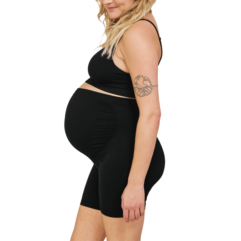 Carriwell Maternity Support Shorts Recycled Black