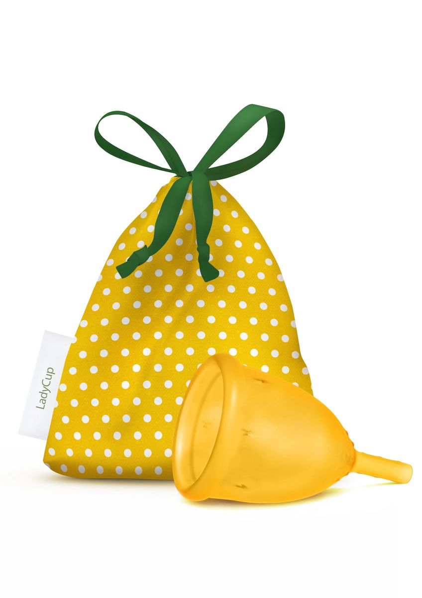 LadyCup menskopp sunflower, small