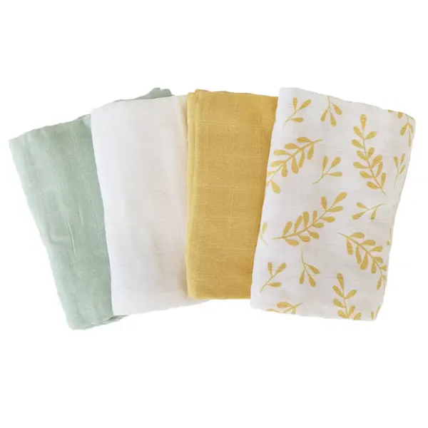 Hovedbilde Summerville Organic Muslin Gulpekluter, 4-pk, ...