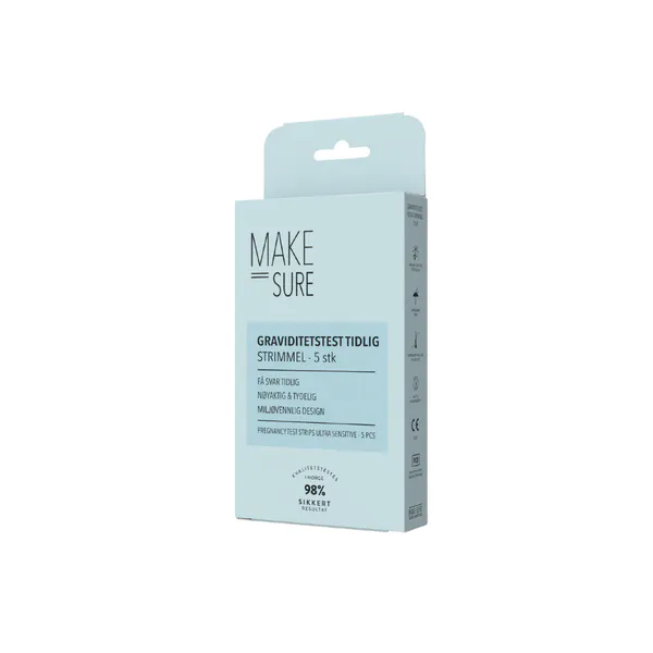 Hovedbilde Make Sure Graviditetstest tidlig strimmel - 5pk