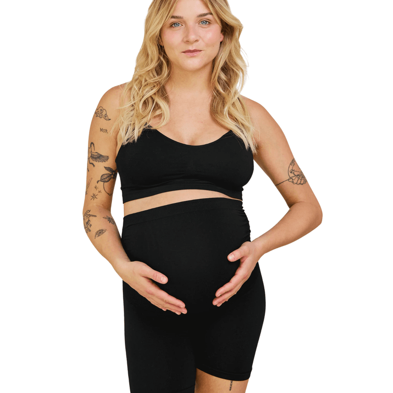 Carriwell Maternity Support Shorts Recycled Black